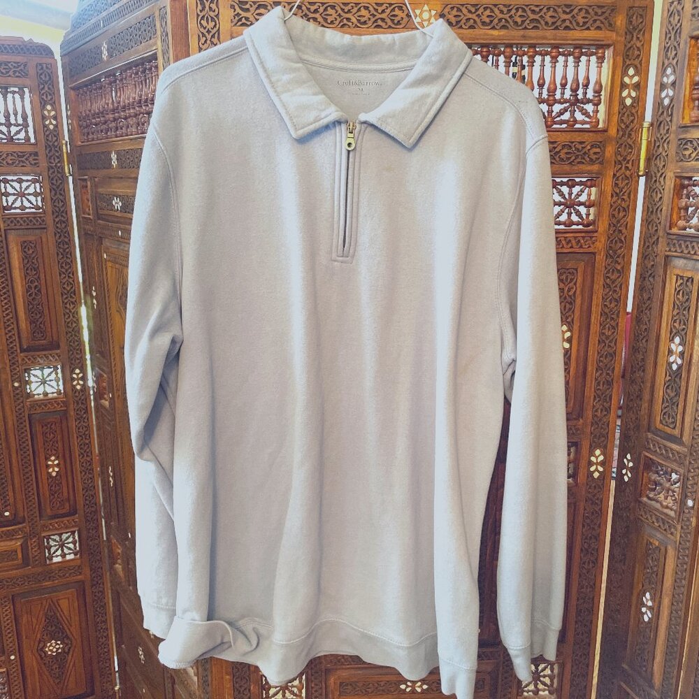 Light Blue Lightweight Quarter Zip Pullover